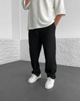 Julian™ | Comfortabele broek met geribbelde spandex