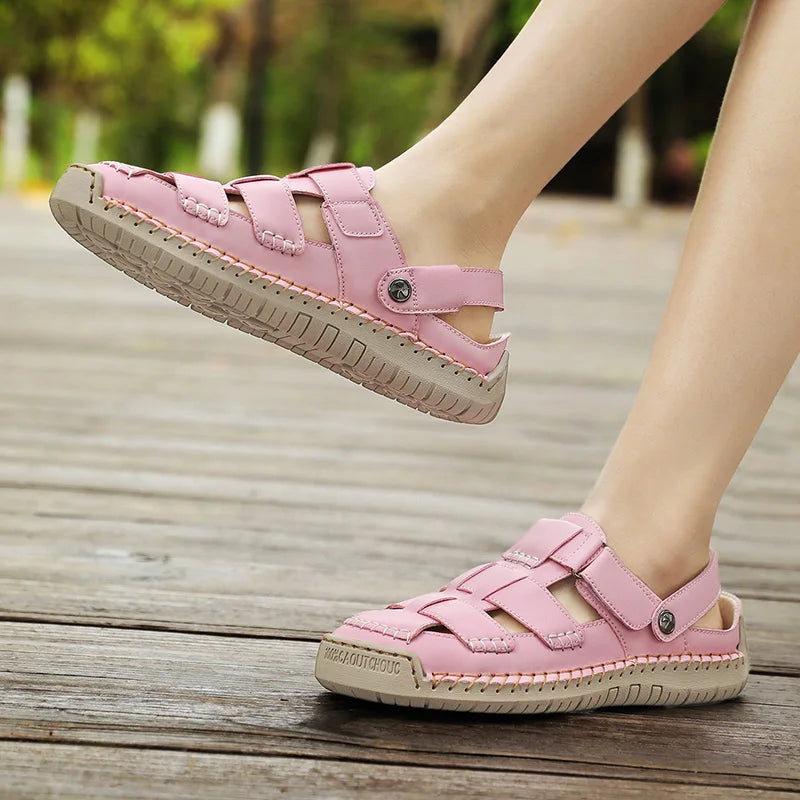 Peragra™ Luxe Zomer Leren Sandalen
