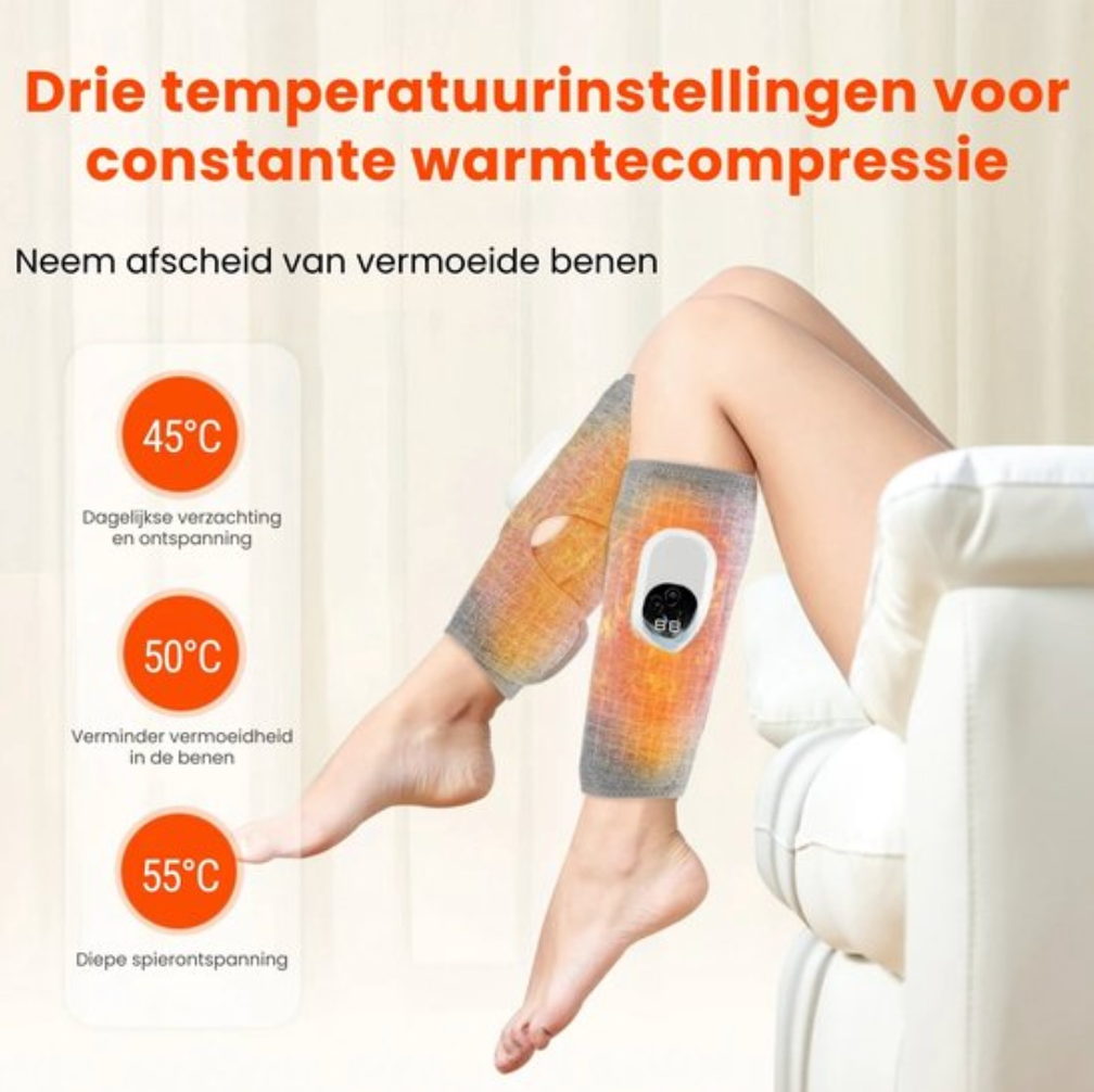 3-in-1 Been Massager. Pijnvrije, vitale benen in 7 dagen