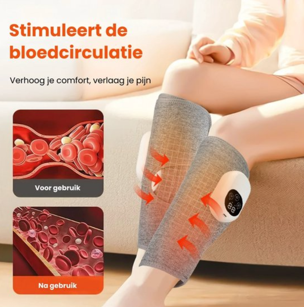 3-in-1 Been Massager. Pijnvrije, vitale benen in 7 dagen