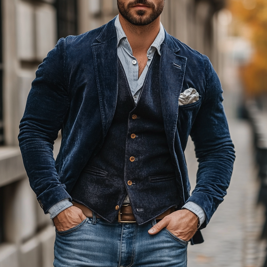 Enrico™️ Vintage Blazer en Vest