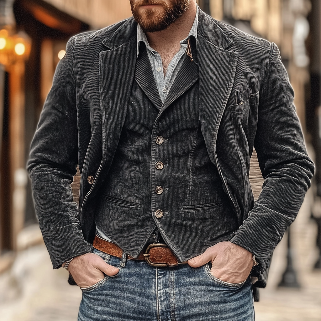 Enrico™️ Vintage Blazer en Vest